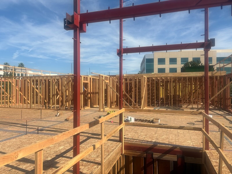Home 2 Suites by Hilton Irvine main building framing 2